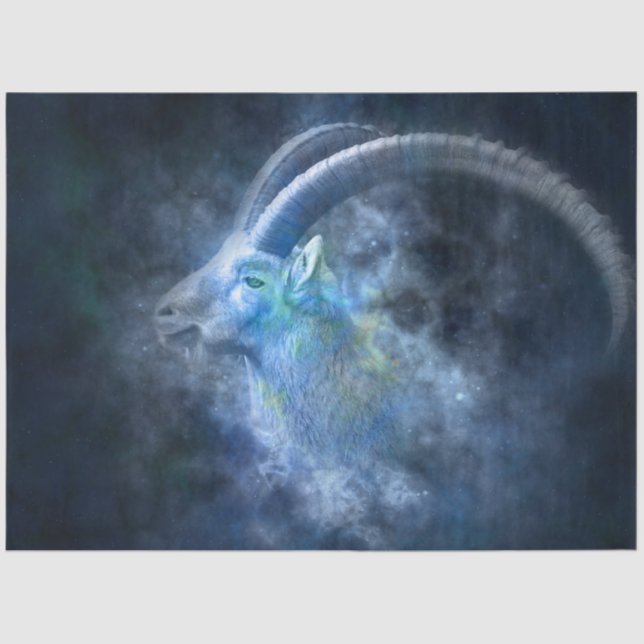 Ziegenziege Seidenpapier (Vorderseite)