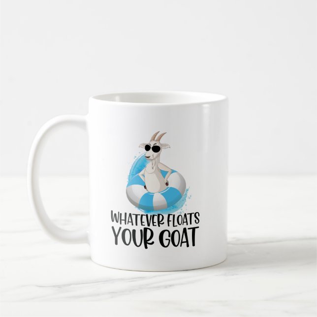 Ziegenzitate: Was auch immer Ihre (Boot) Ziege sch Kaffeetasse (Links)