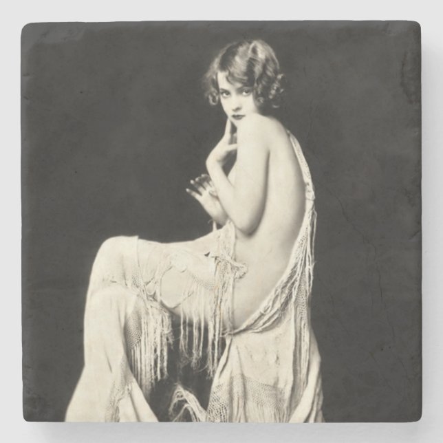 Ziegfeld Unsinnigkeits-Schönheit Steinuntersetzer (Vorderseite)