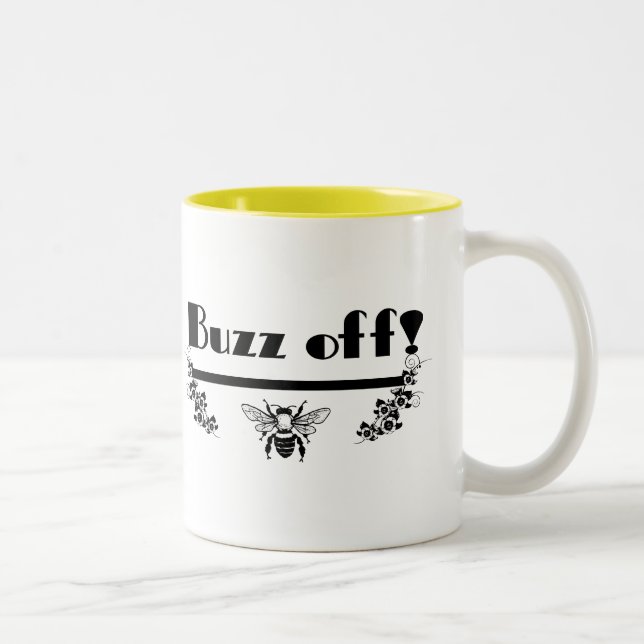 Zieh ab! zweifarbige tasse (Rechts)