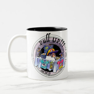 Zieh auf!! Mug Zweifarbige Tasse