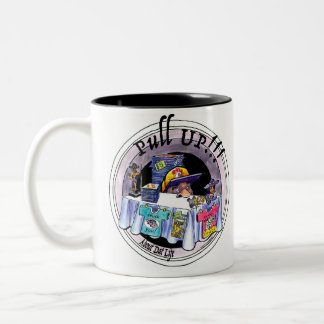 Zieh auf!! Mug Zweifarbige Tasse