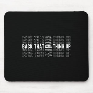 Zieh Das Ding Rückwärts Wohnwagen Camping Camper  Mousepad