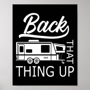 Zieh das Ding zurück - Rv Camper Lustiges Camping Poster