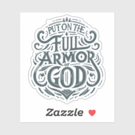 Zieh deine Rüstung an Aufkleber