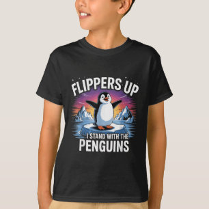Zieh mich auf, mit den Pinguinen lustige Trump T-Shirt