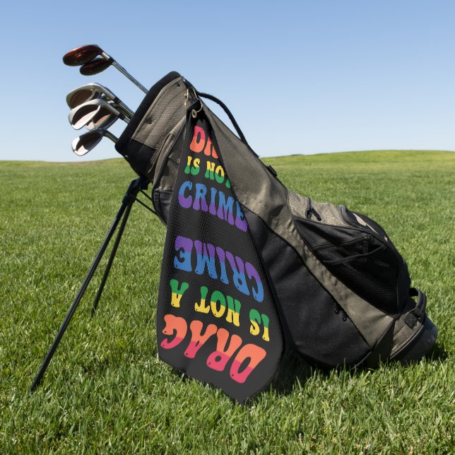 Ziehen ist kein kriminelles Golfhandtuch (Gras)