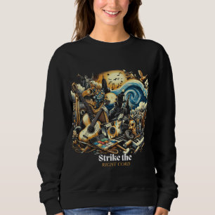 Ziehen Sie das rechte Kabel Musical ab. Sweatshirt