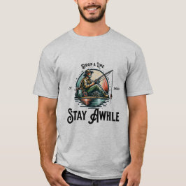 Ziehen Sie eine Zeile ab, Bleibe T-Shirt