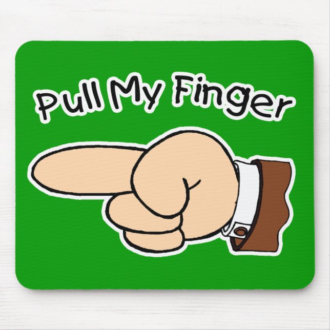 Ziehen Sie meine Finger-Mausunterlage Mousepad (Vorne)