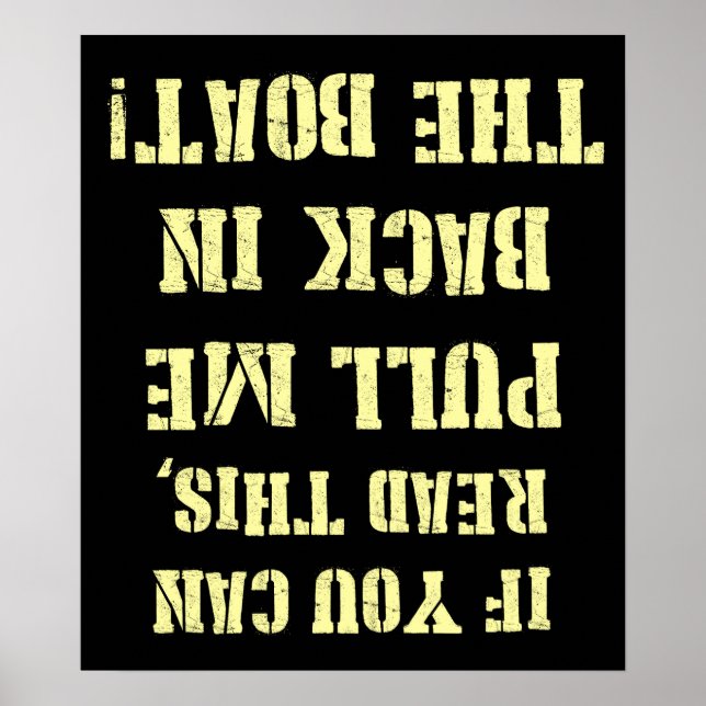 Ziehen Sie mich zurück ins Boot Poster (Vorne)