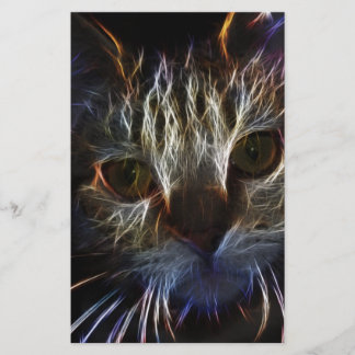 Ziehende Katzengesichtskunst, aus leicht - gotisch