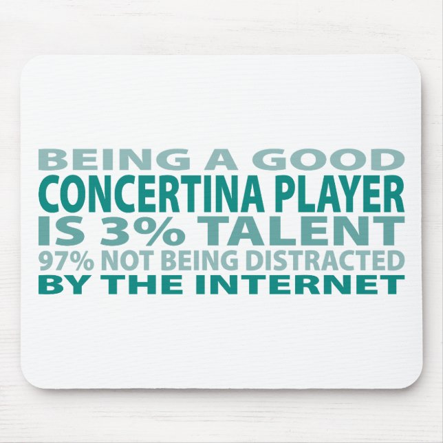 Ziehharmonika-Talent des Spieler-3% Mousepad (Vorne)