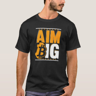 Ziel Big Blockchain Crypto Currency Bitcoin T-Shirt
