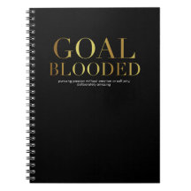 Ziel Blooded Notizbuch