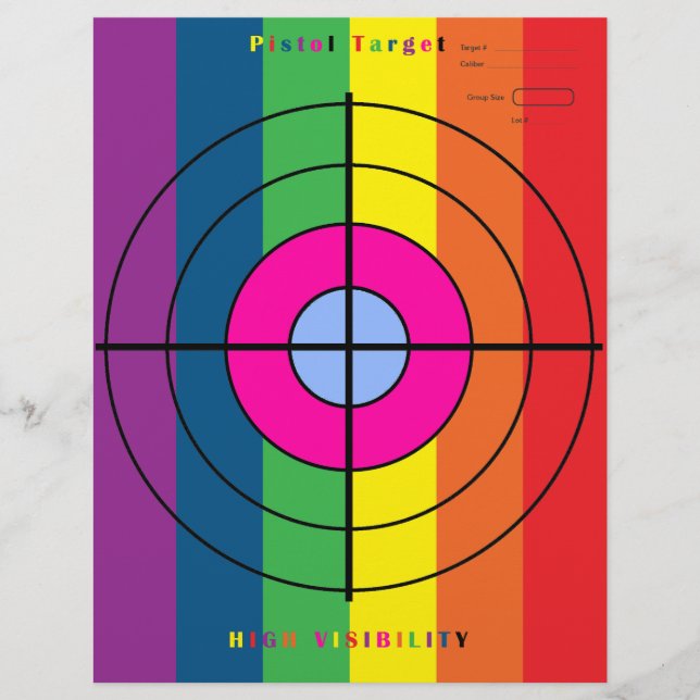 Ziel der Pistole mit hoher Sicht Flyer (Vorne)