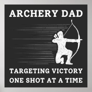 Ziel des Sieges Archery Vater Poster