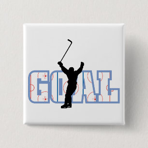 Ziel - Eis-Hockey-Kerbe - Sport-Geschenke Button