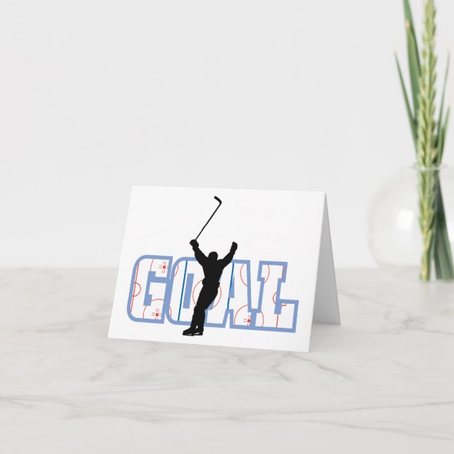 Ziel - Eishockeycore - Sportgeschenke Karte (Vorderseite)