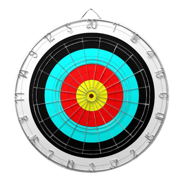 Ziel für das Bogenschießen Dartscheibe (vorne)