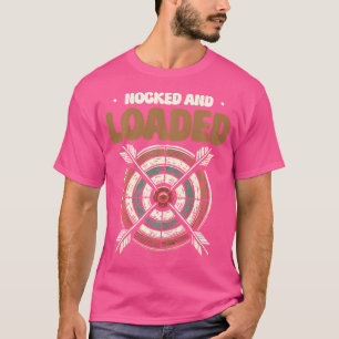 Ziel für den Bogenbock mit Nocken und Ladungen T-Shirt