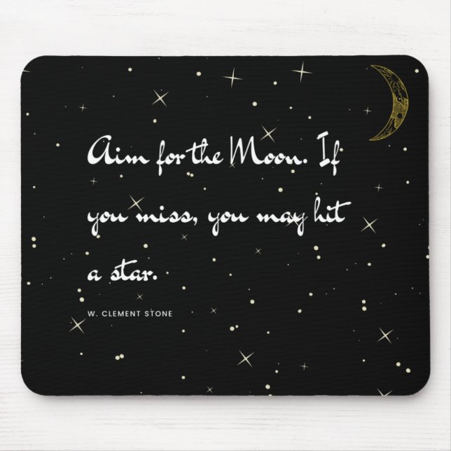 Ziel für den Mond Mousepad (Vorne)