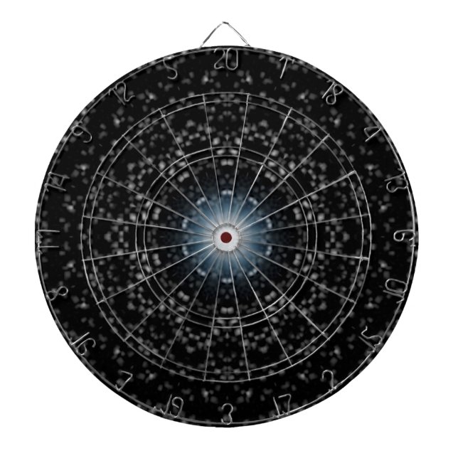Ziel für die Stern-silberne Dartscheibe (vorne)