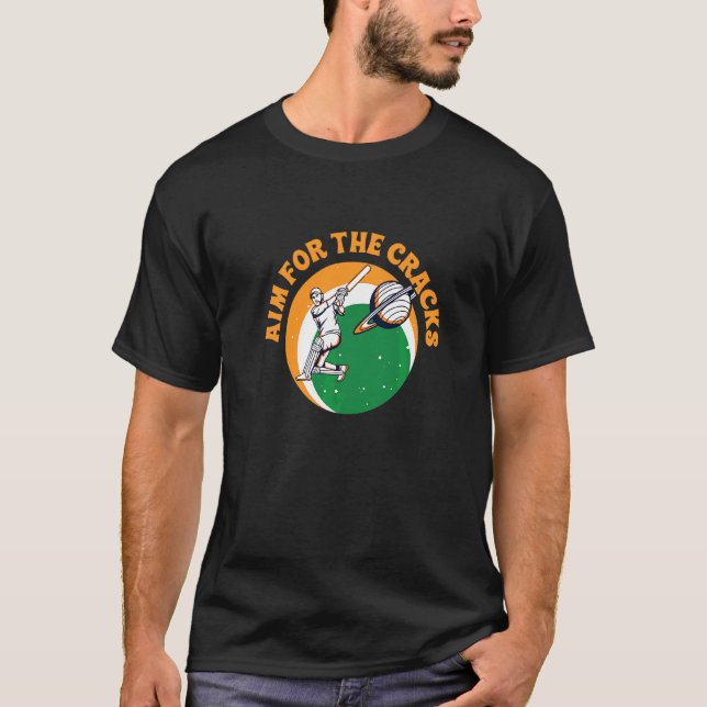 Ziel für einen indischen Cricket-Spieler T-Shirt (Vorderseite)