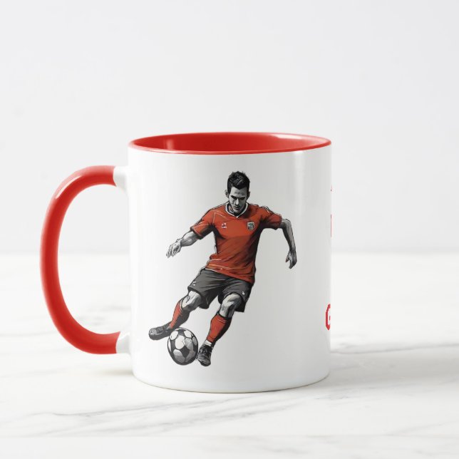 Ziel für einen Torfußball Tasse (Links)