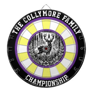 Ziel für Hirsche im Wald Dartscheibe