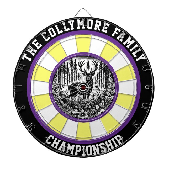 Ziel für Hirsche im Wald Dartscheibe (vorne)