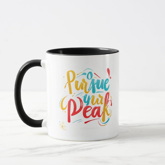 "Ziel für Spitzenwerte" Tasse (Links)
