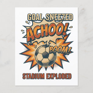 Ziel geniest Stadion explodiert Flyer