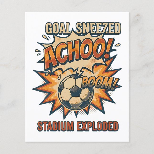 Ziel geniest Stadion explodiert Flyer (Vorne)