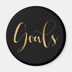 Ziel-Goldschwarz-Wochen-Planer-Zuhause-Büro-Zaube Magnet