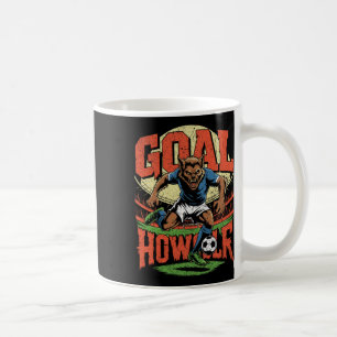 Ziel Heuler Werwolf Fußball Halloween Parodie  Kaffeetasse