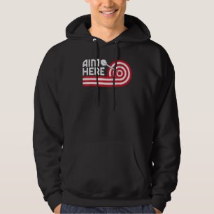 Ziel hier Darts Spieler Bullseye Ziel Shooting Da Hoodie