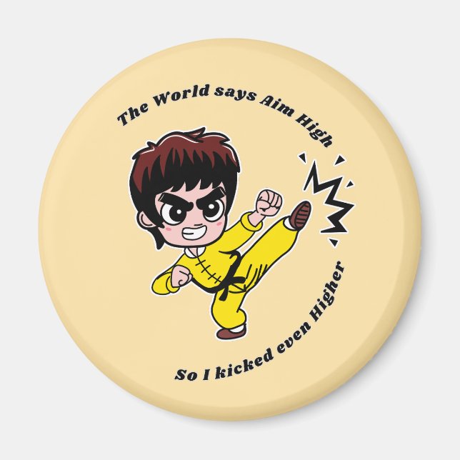 Ziel hoch Motivierend Magnet (Vorne)