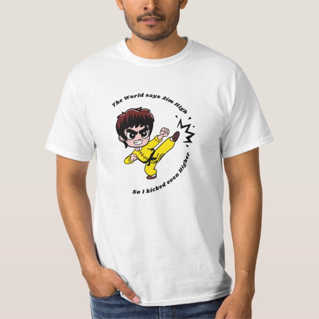 Ziel hoher Motivierend T - Shirt (Vorderseite)