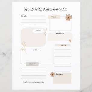 Ziel-Inspirations-Board-Planer-Seite