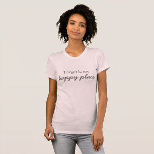 Ziel ist mein glückliches Platz-Shirt T-Shirt