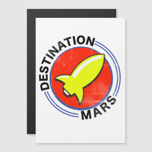 Ziel Mars Magnetkarte