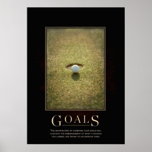 Ziel-motivierend Parodie-Plakat Poster