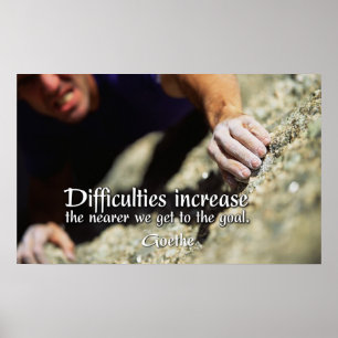 Ziel-motivierend Plakat-Druck Poster