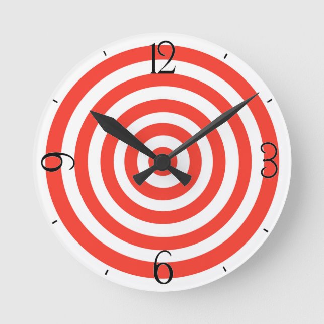 Ziel Runde Wanduhr (Vorderseite)