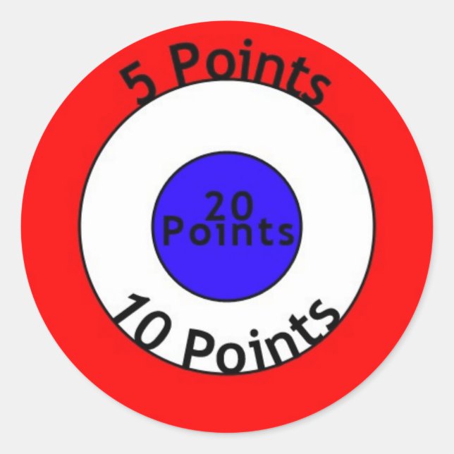 Ziel Runder Aufkleber (Vorderseite)