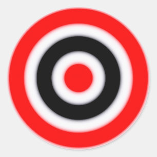 Ziel Runder Aufkleber