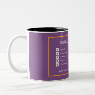 Ziel Smart zurück zu Schule Zweifarbige Tasse