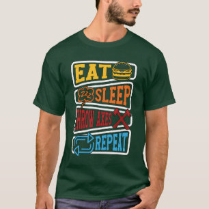 Ziel Sports Eat Sleephrow Aes Schießsport bo T-Shirt