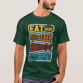 Ziel Sports Eat Sleephrow Aes Schießsport bo T-Shirt